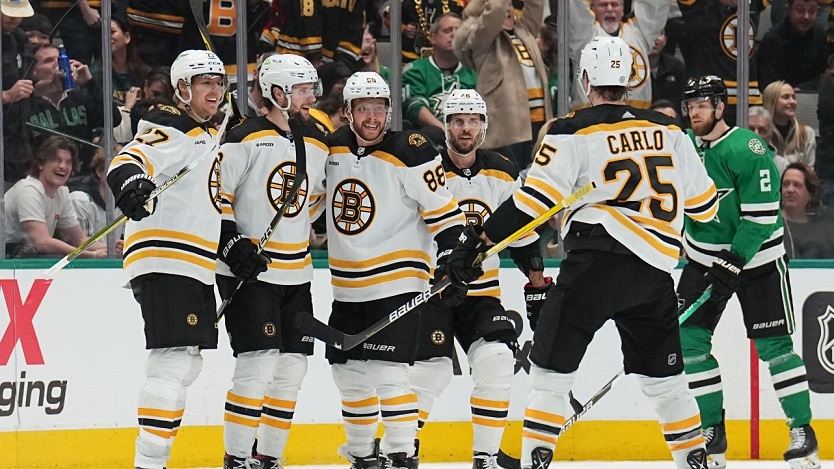 Boston Bruins säkrar topplatsen i ligan den här säsongen